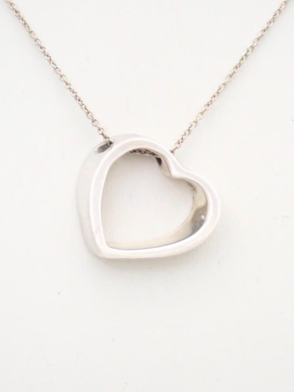 Tiffany & Co. Geometric Heart Necklace 925